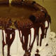 Vanilla Chocolate Drizzle Cake