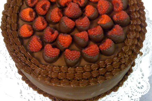 Chocolate Raspberry Cake