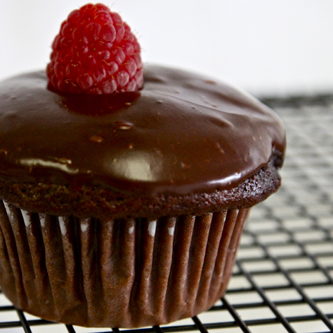 Chocolate Raspberry Cupcake